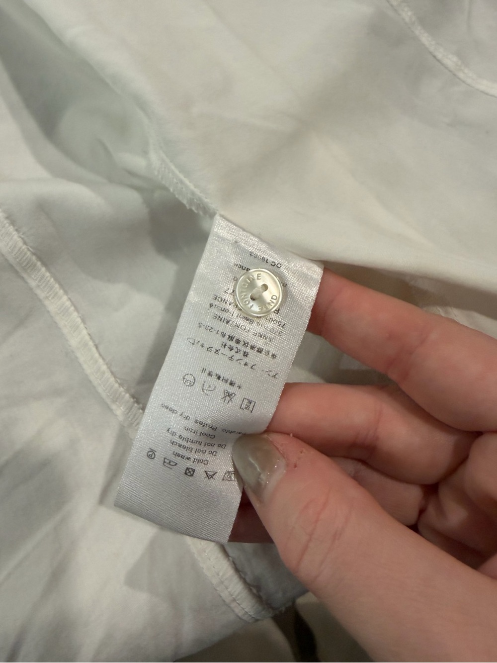 Anne Fontaine Paris FR 38 Button Down with Ruffles - Picture 9 of 10